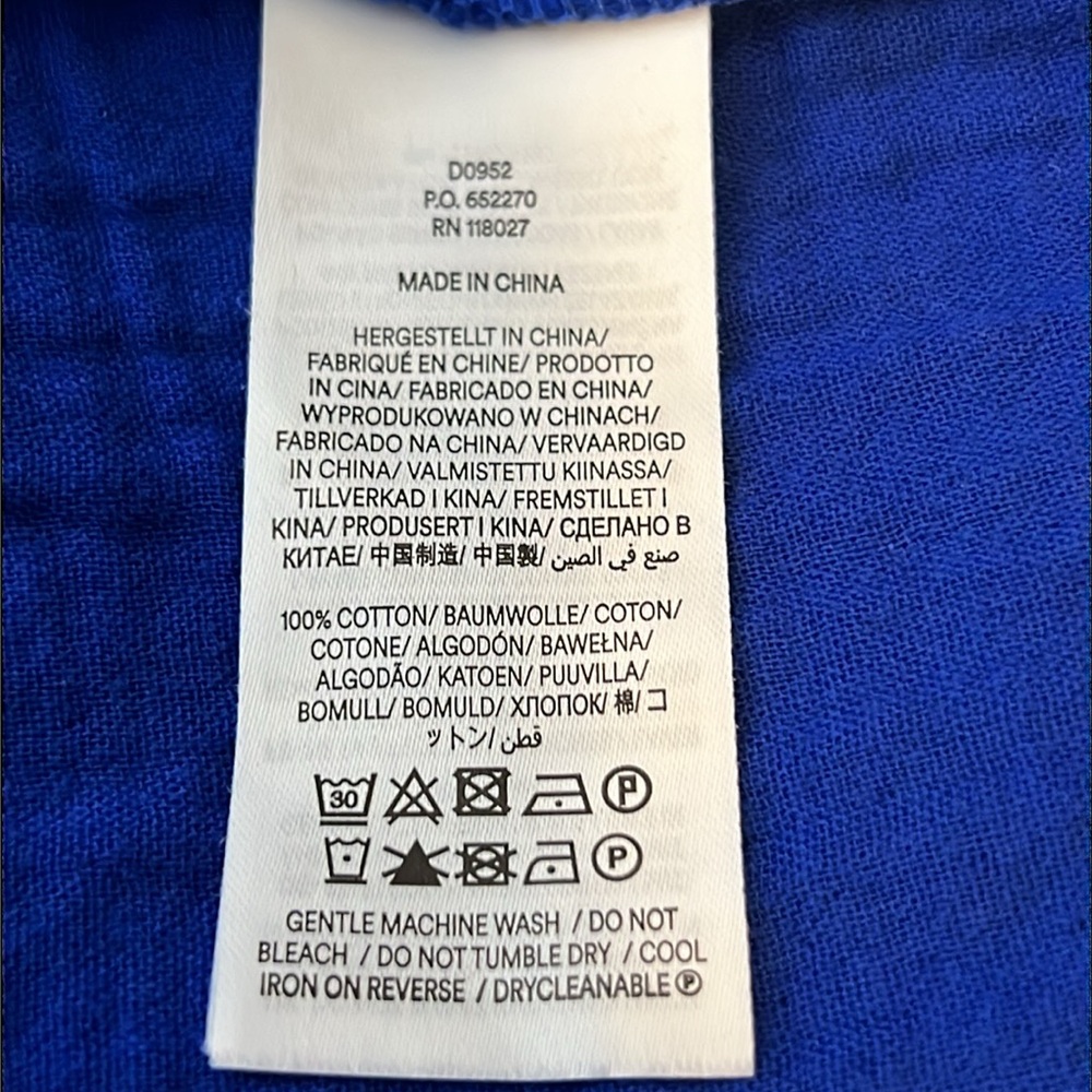 Boden Royal Blue Ruffled Sleeve V-Neck Sundress, Size 2R - Picture 7 of 9